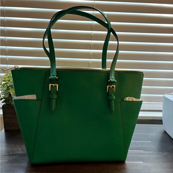 Michael Kors Emerald Green Satchel - Picture 2 of 5